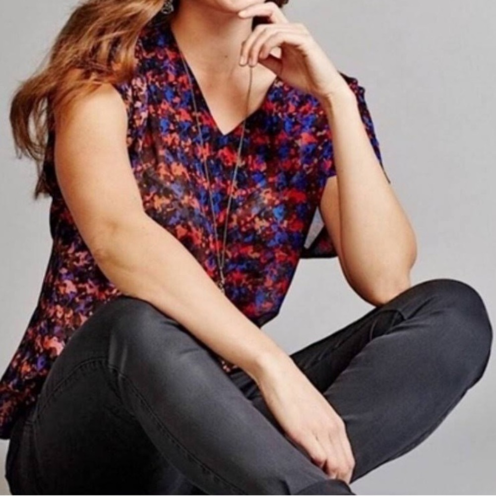 CAbi V-Neck Bonus Blouse